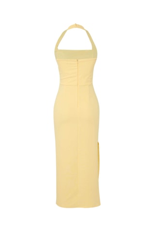 Robe fourreau - Jaune clair