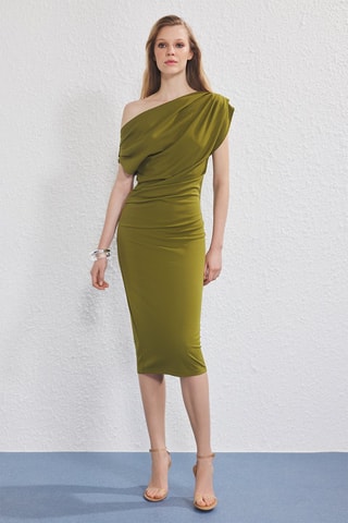 Robe fourreau - Vert