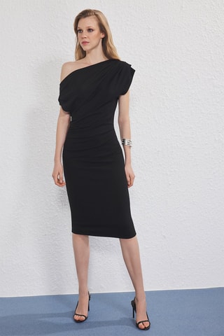 Robe fourreau - Noir