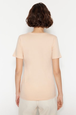 2 T-shirts - Beige et marron