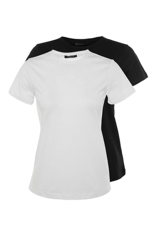 2 T-shirts - Blanc et noir