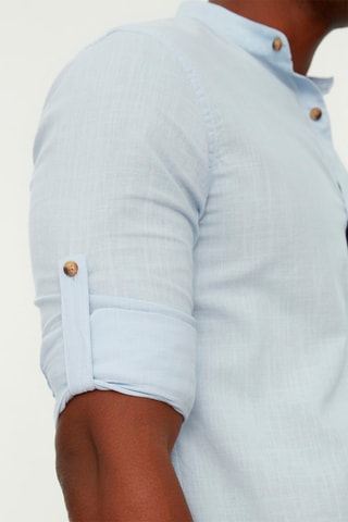 Chemise slim - Bleu