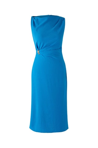 Robe midi - Bleu
