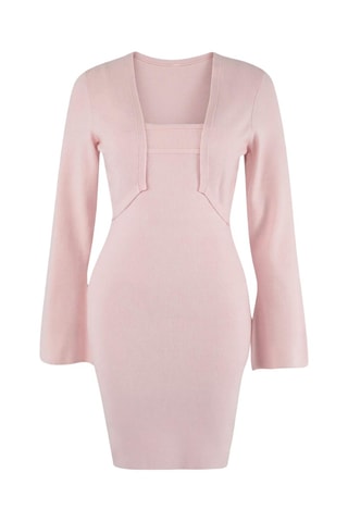 Boléro et robe fourreau - Rose