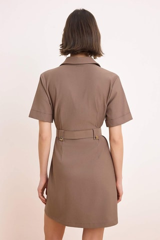 Robe chemise - Marron