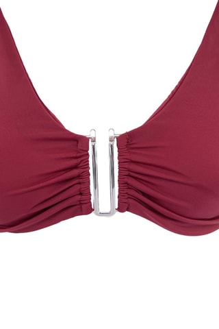 Maillot 2 pièces taille haute - Rouge