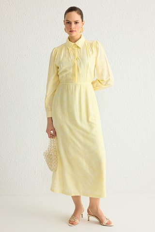 Robe midi - Jaune