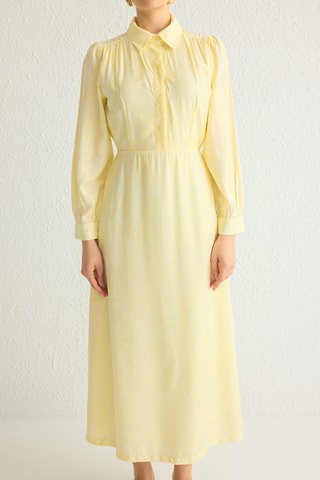 Robe midi - Jaune