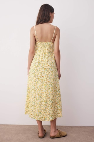Robe midi - Jaune