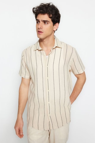 Chemise regular - Jaune