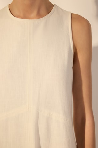 Robe trapèze - Blanc