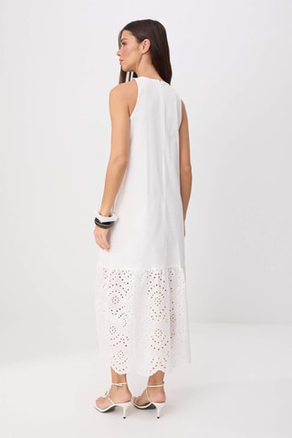 Robe midi - Blanc