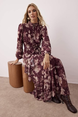 Robe longue - Violet