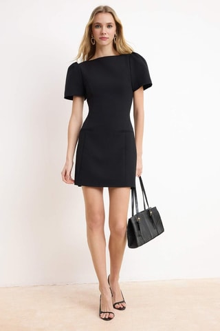 Robe droite - Noir