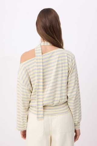 Blouse - Jaune et gris