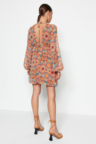 Robe patineuse - Orange