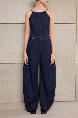 Combinaison en jean - Bleu foncé