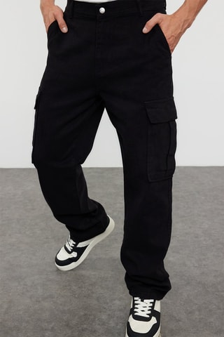 Pantalon cargo - Noir