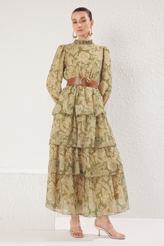 Robe longue - Vert