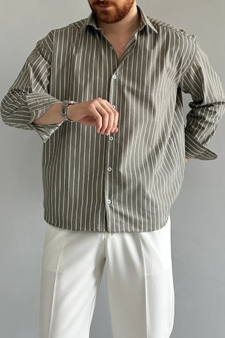 Chemise regular - Vert