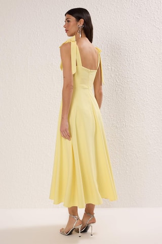 Robe midi - Jaune