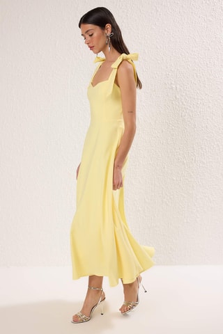 Robe midi - Jaune