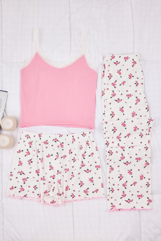 Pyjama 3 pièces - Rose