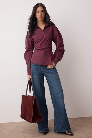 Chemisier slim - Violet
