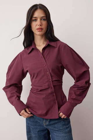 Chemisier slim - Violet