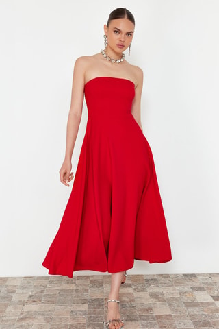 Robe bustier - Rouge