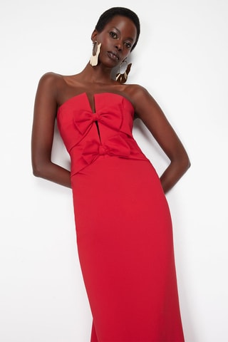 Robe bustier - Rouge