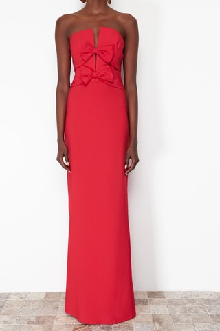Robe bustier - Rouge