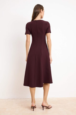 Robe midi - Bordeaux