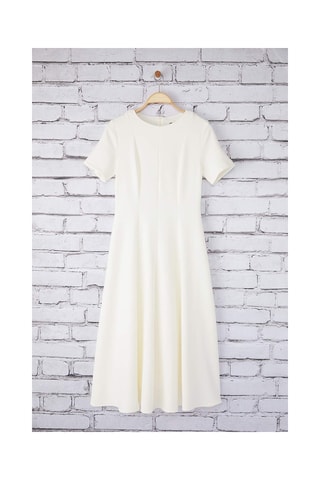 Robe midi - Écru