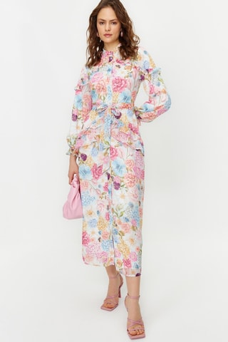 Robe longue - Blanc