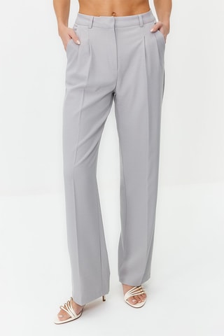 Pantalon droit - Gris