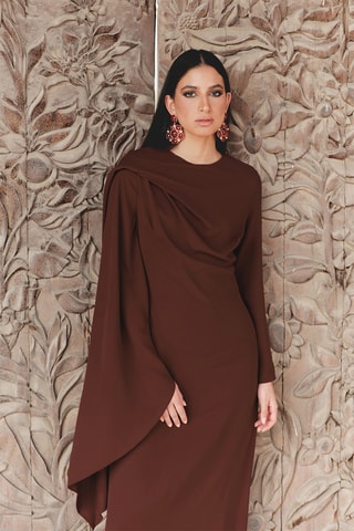 Robe longue - Bordeaux
