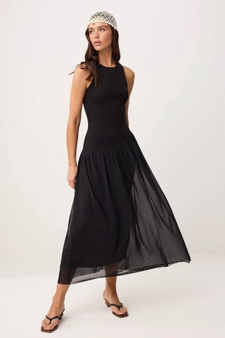 Robe midi - Noir