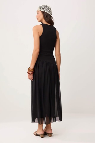 Robe midi - Noir