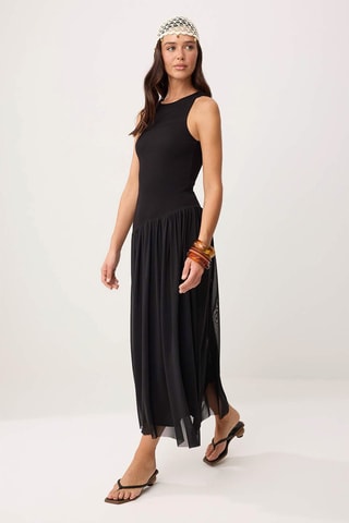Robe midi - Noir