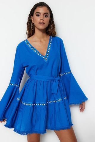 Robe de plage - Bleu