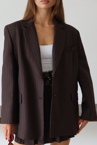 Blazer oversize - Marron
