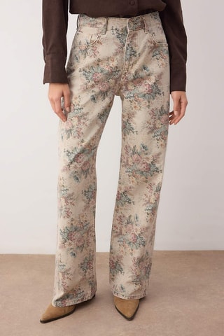 Jean - Beige, rose et gris