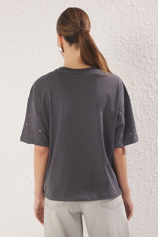 T-shirt oversize - Gris