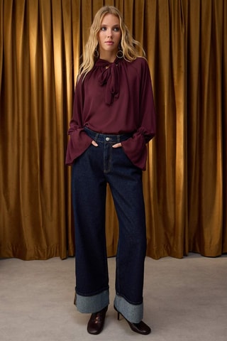 Jean wide legs - Bleu