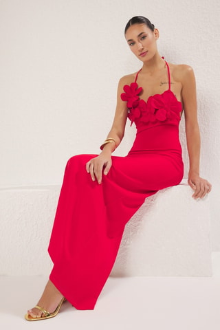 Robe longue - Rouge