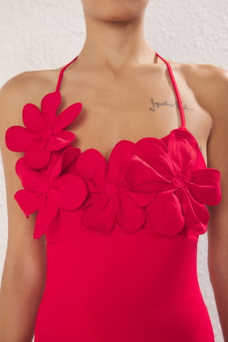 Robe longue - Rouge