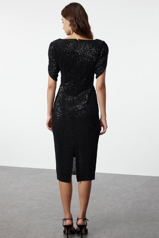 Robe fourreau - Noir