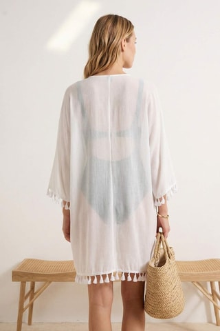 Caftan de plage - Blanc