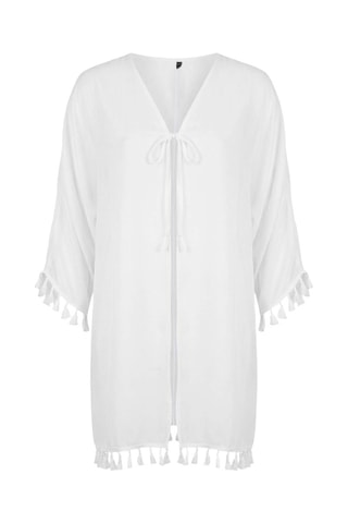 Caftan de plage - Blanc